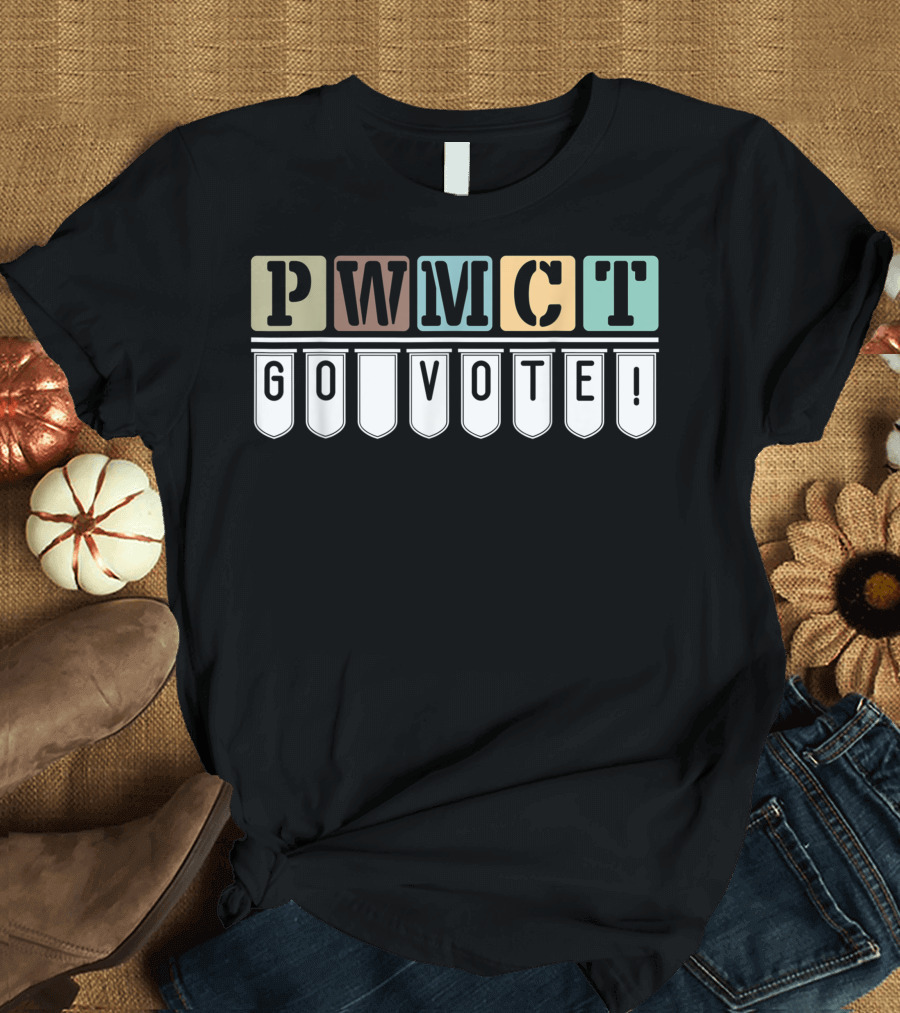 PWMCT Go Vote Person Woman Man Camera TV Best Initiative T-Shirt
