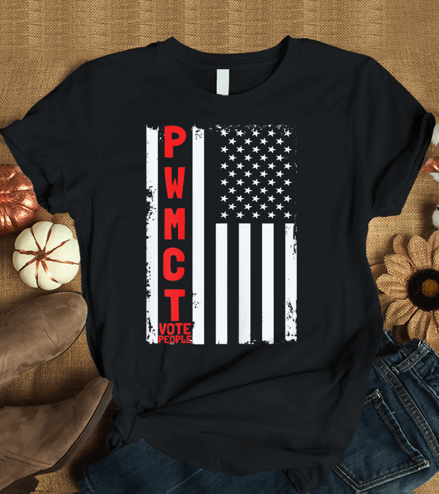 PWMCT Vote People American Flag Trump T-Shirt