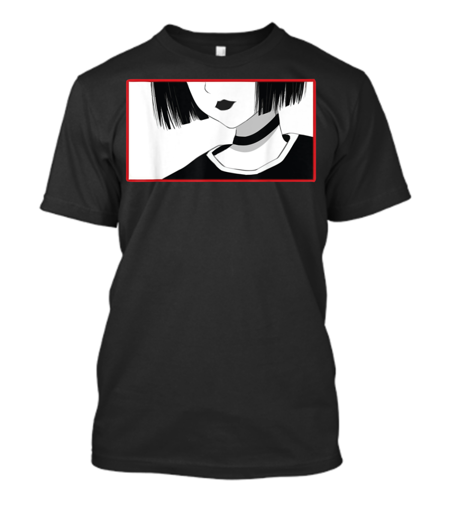 Aesthetic Soft Grunge Goth Anime Girl Gothic T-Shirt