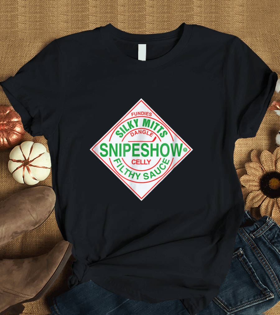 Hockey Fundies Silky Mitts Snipeshow Dangle Celly Filthy Sauce T-Shirt