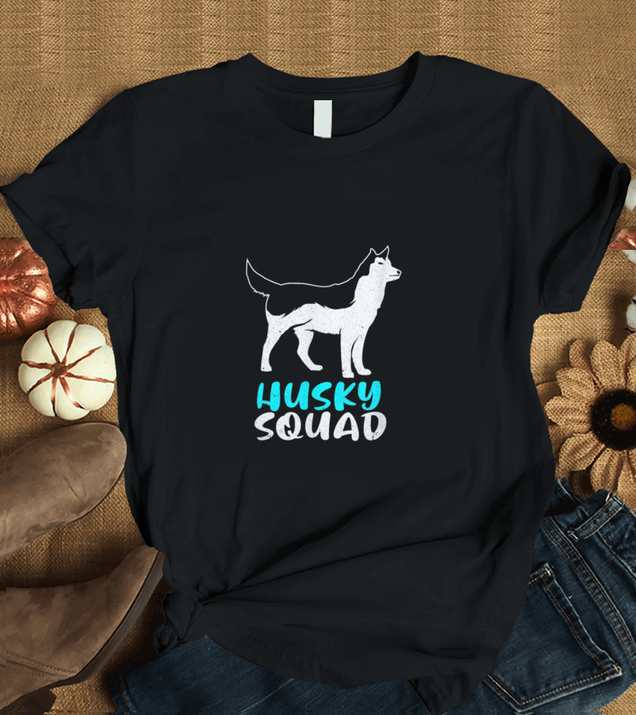 Husky Squad White T-Shirt