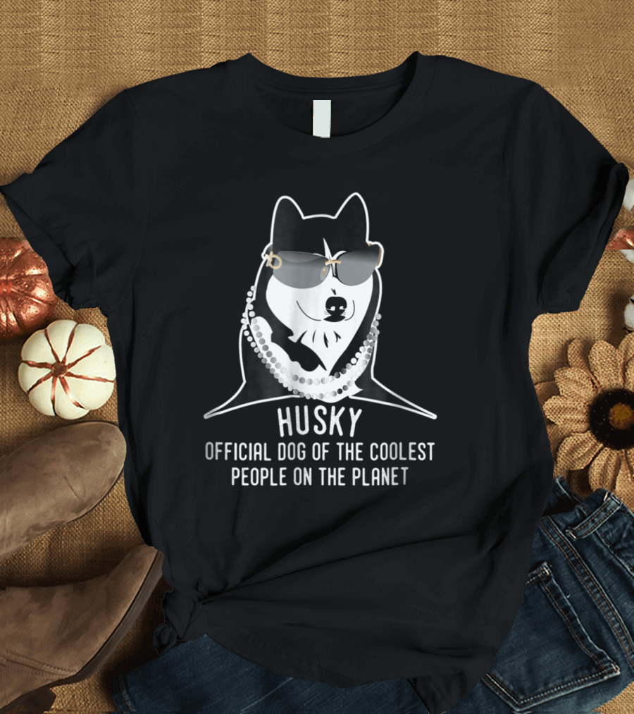 Husky Official Dog of the Coolest People on the Planet Adorable Pet Tees Siberian T-Shirt