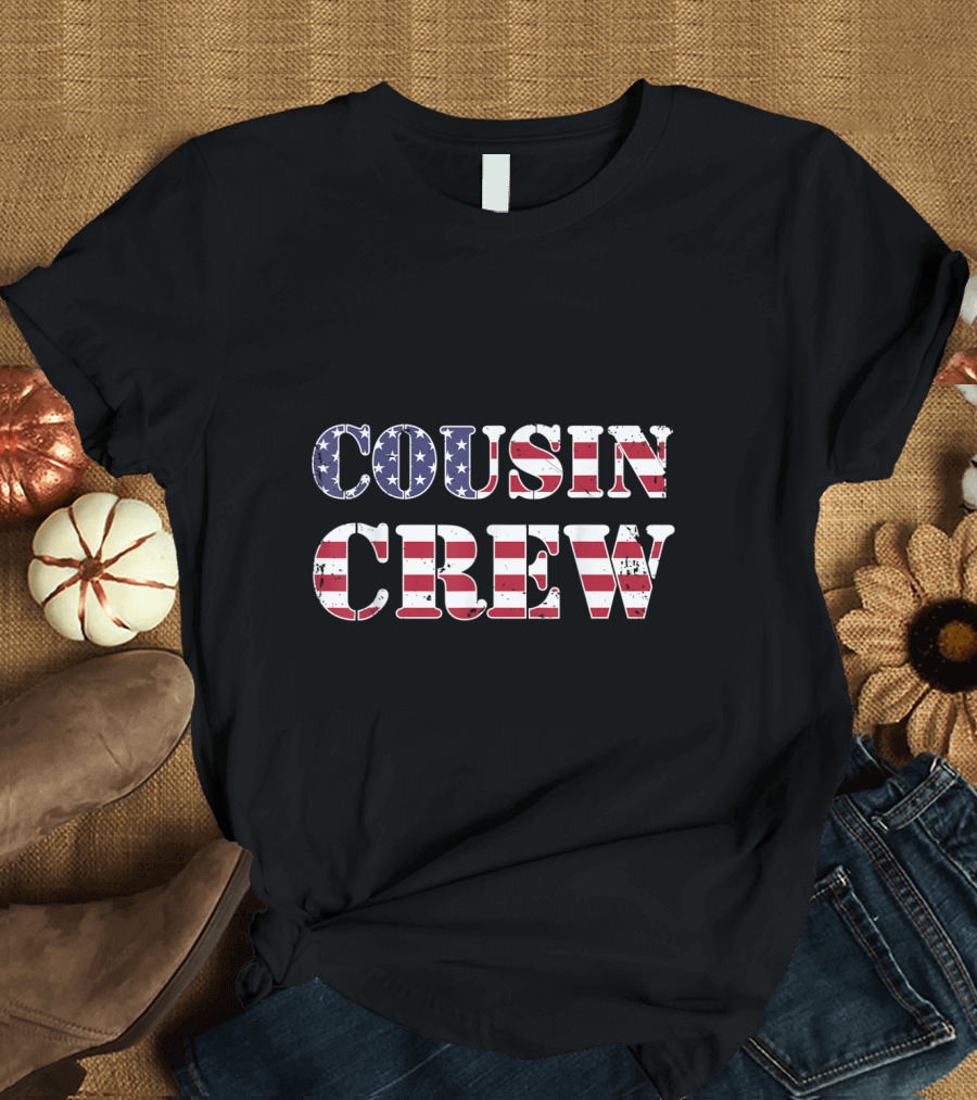Cousin Crew Patriotic 4th of July Matching Family T-Shirt