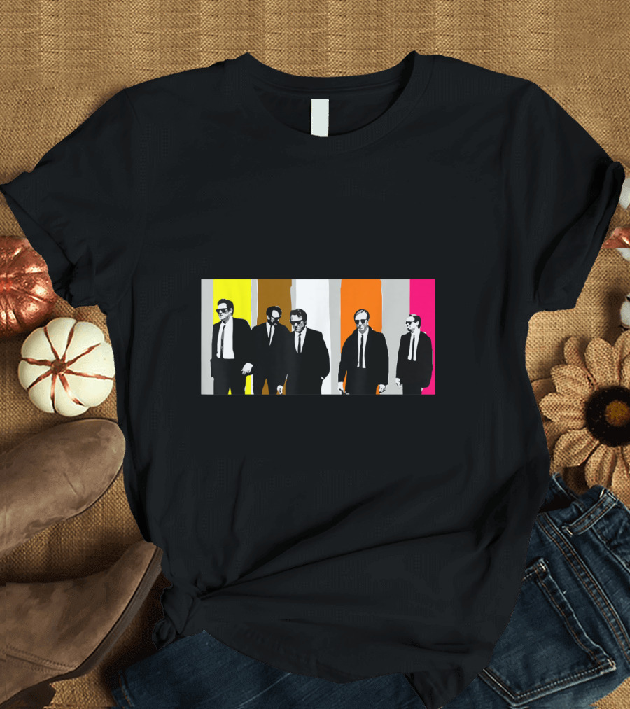 Reservoir Dogs Iconic Crime Movie Gangster Ensemble T-Shirt