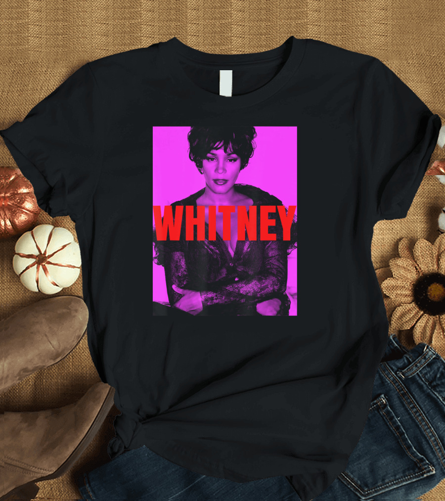 Whitney Houston Hot Pink T-Shirt