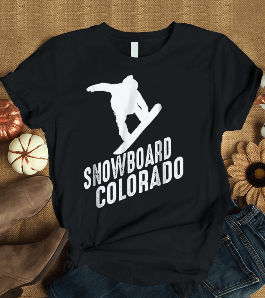 Snowboard Colorado Extreme Winter Sports Action T-Shirt