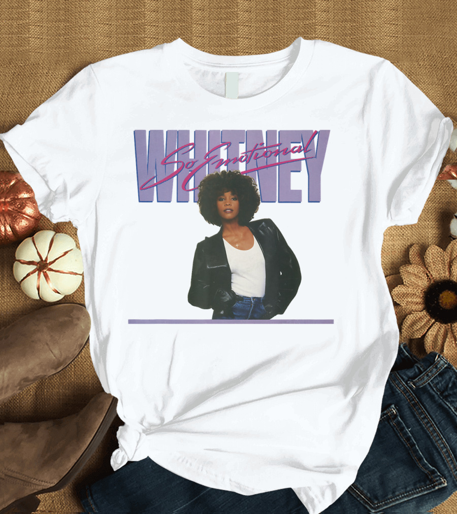 Whitney So Emotional 80s Style Retro T-Shirt