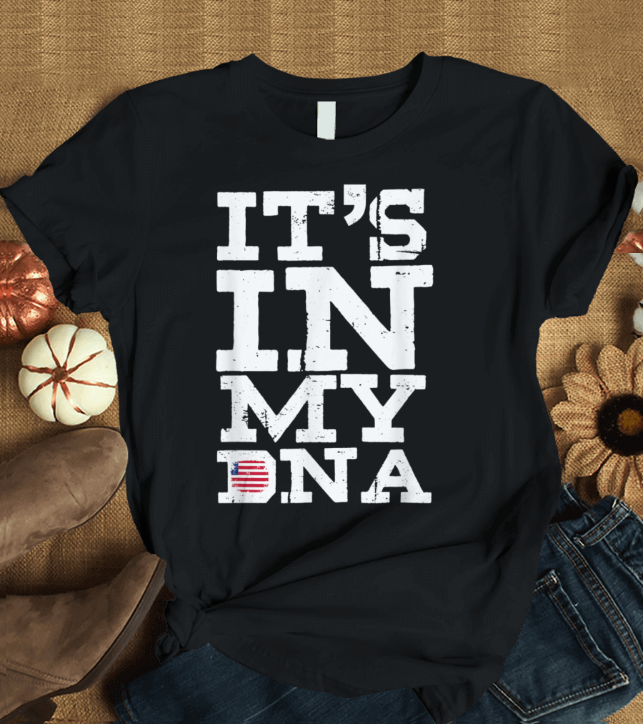 It's In My DNA Liberia Liberian Flag Emblem T-Shirt