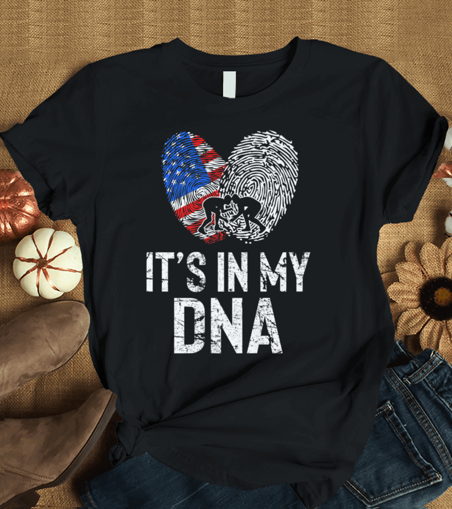 American Wrestling Pride It's In My DNA T-Shirt