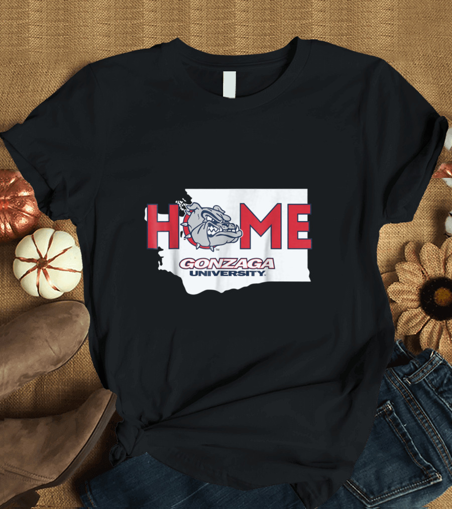 Gonzaga University Bulldogs Home Washington State T-Shirt