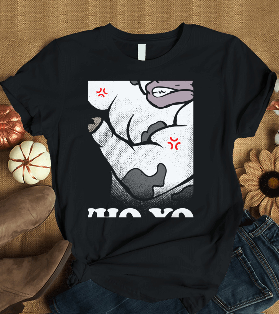 I Love Cows Spotted Angry Muscles No Yo T-Shirt