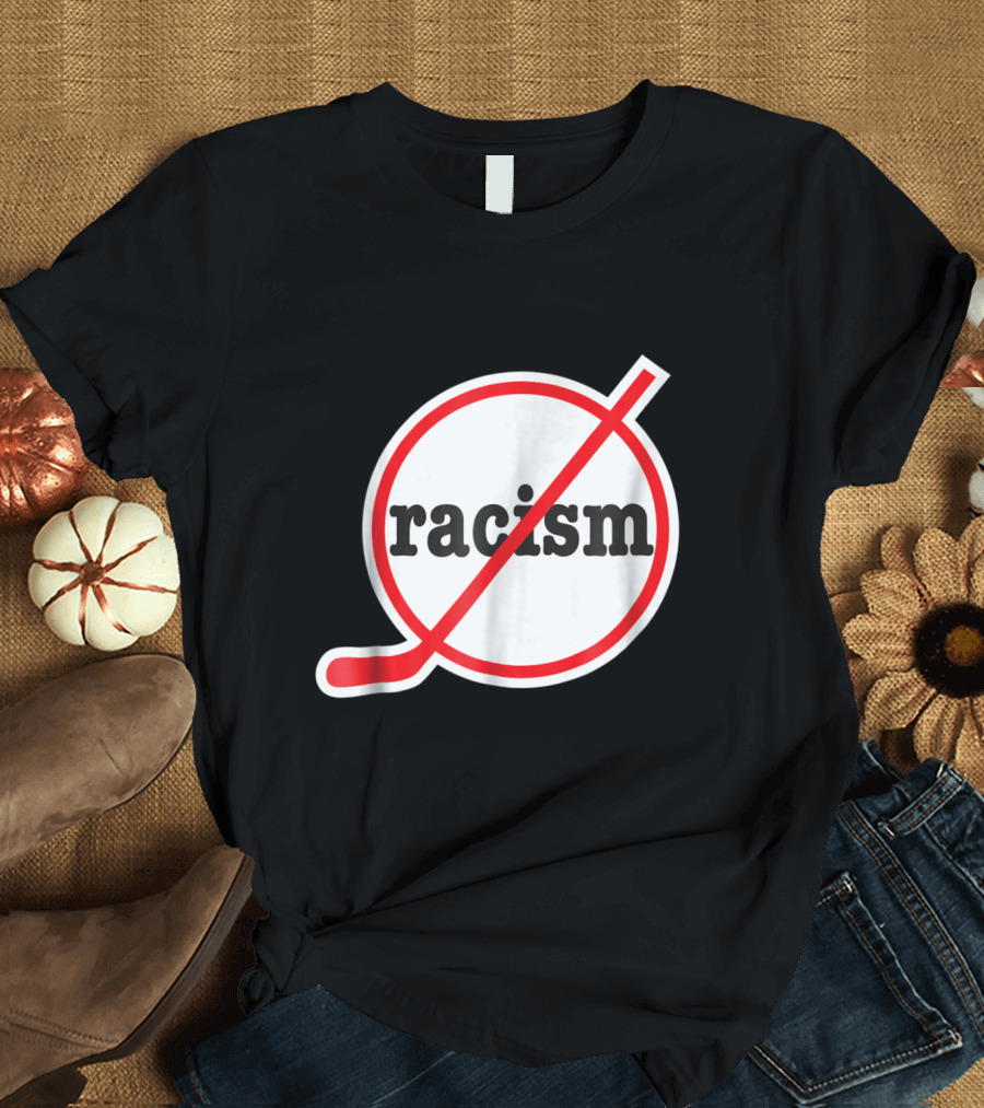 Anti Racism Hockey Symbol for Players T-Shirt
