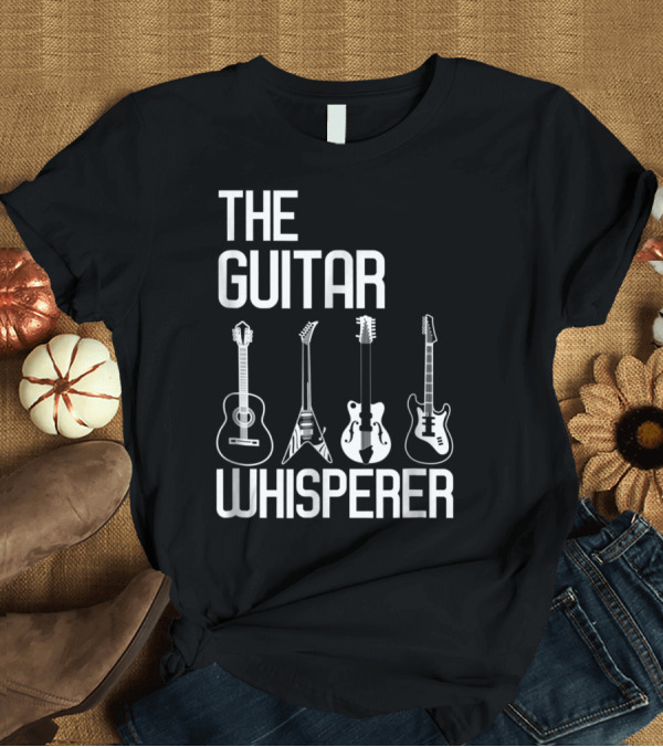T-Shirt: The Guitar Whisperer Guitarist Icons T-Shirt The Guitar Whisperer Guitarist Icons T-Shirt