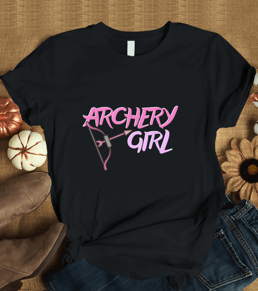 Archery Girl Bow and Arrow T-Shirt