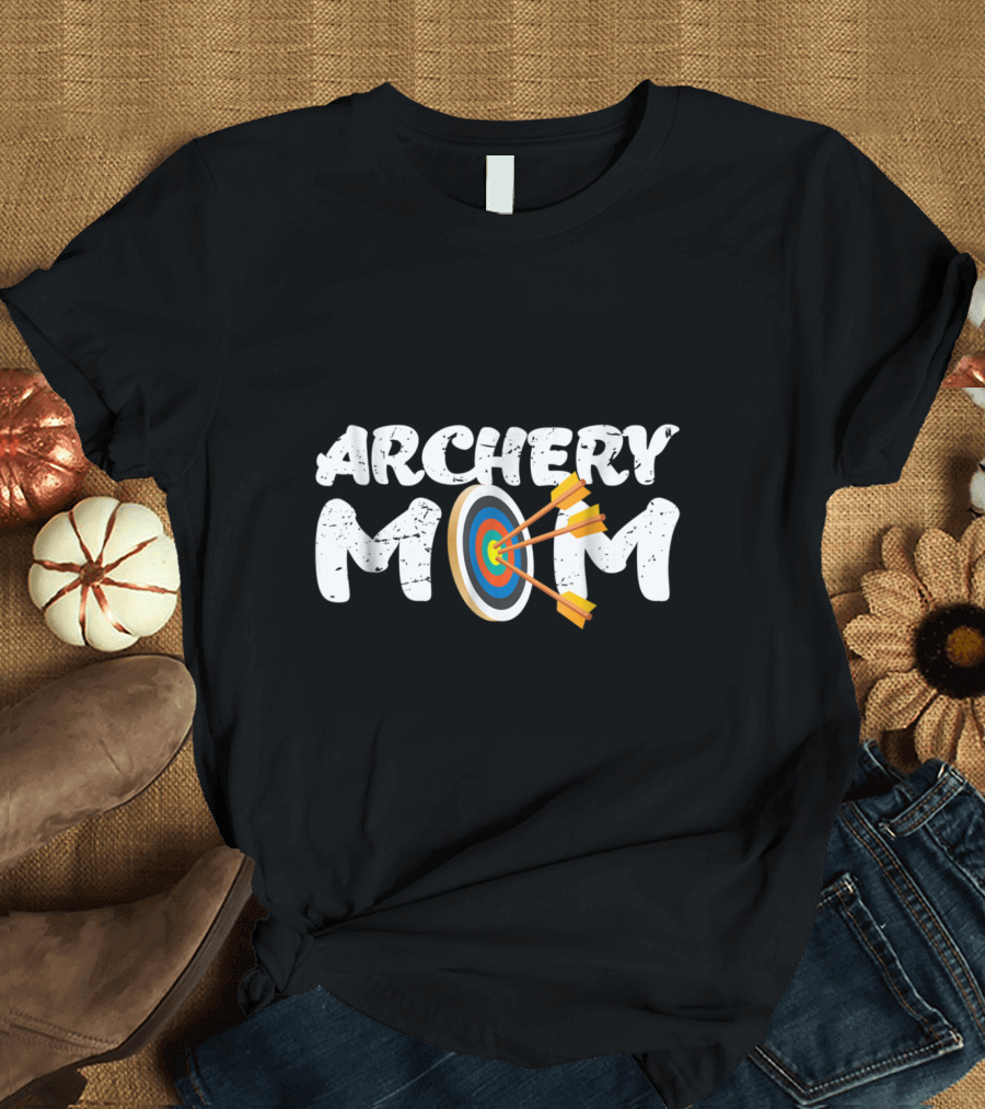 Archery Mom Arrow Bow Target Fun T-Shirt