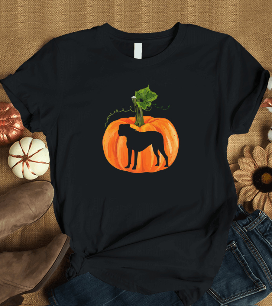 Happy Halloween Boxer Dog Pumpkin T-Shirt