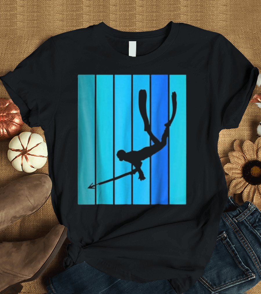 Spearfishing Lover Speargun Ocean Fish Freediving T-Shirt