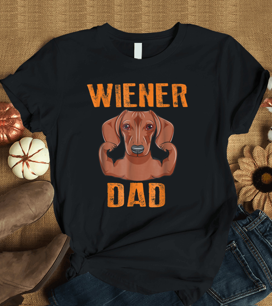Wiener Dad Father's Day Dachshund T-Shirt