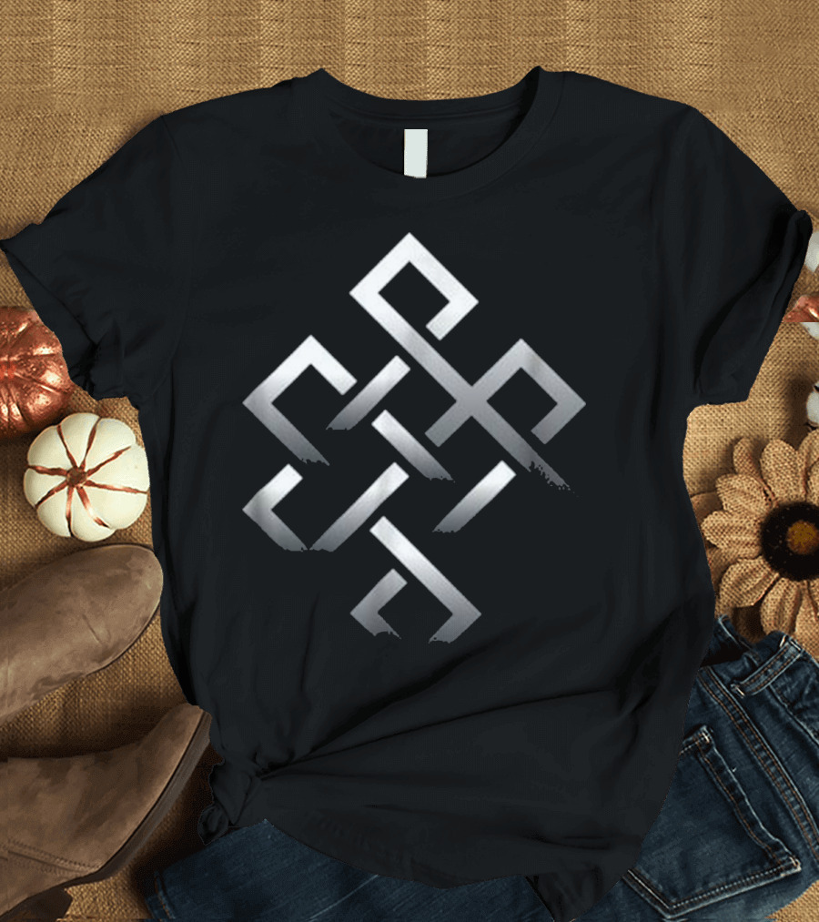 Yoga Eternal Knot Buddhist Symbol Yog T-Shirt