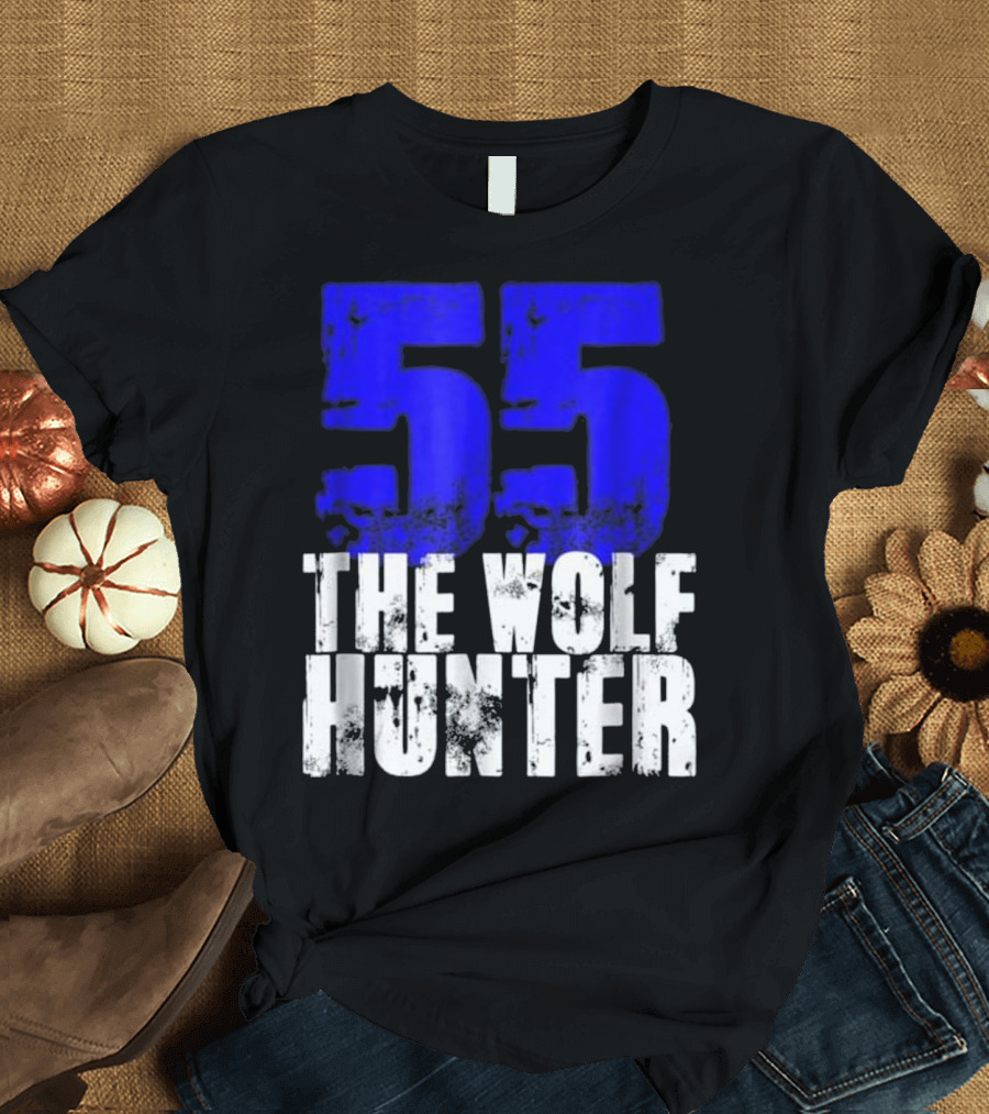 55 The Wolf Hunter Cowboys Vander Esch Leighton T-Shirt
