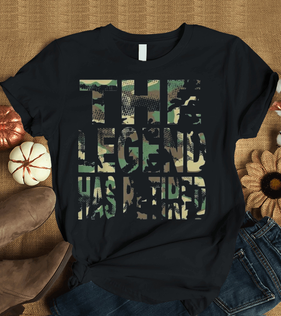 The Legend Has Retired Camo T-Shirt