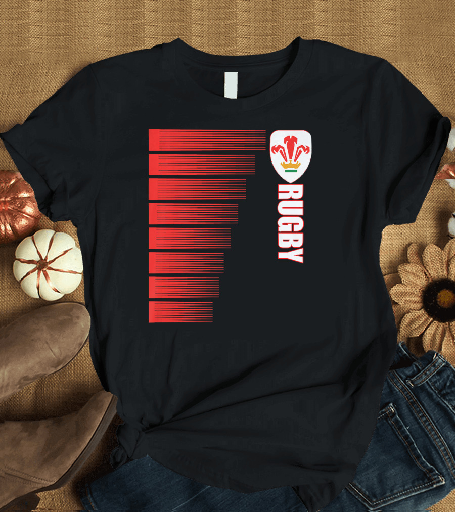 Wales Rugby Jersey Welsh Rugby 2 Sided P Iconic T-Shirt