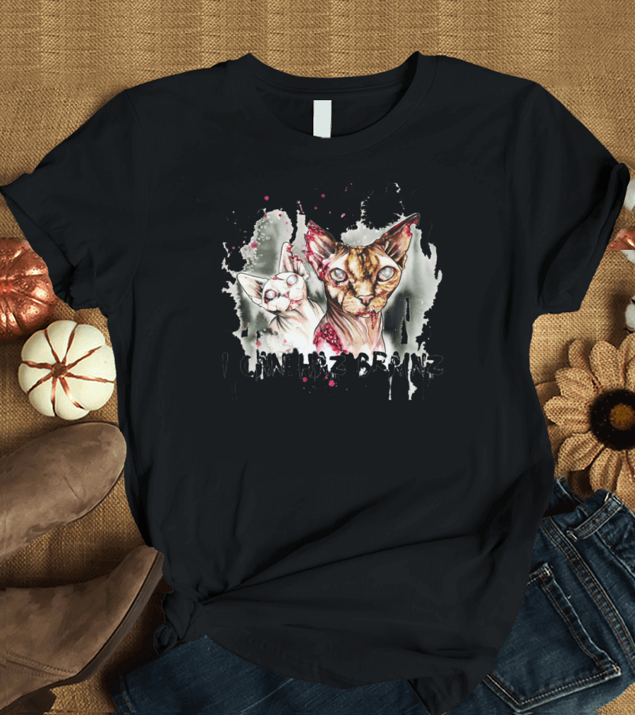 I Can Haz Brains CATpocalypse T-Shirt