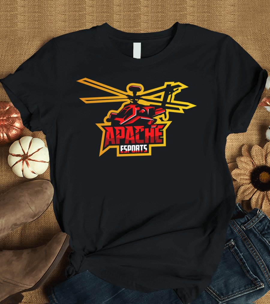 Apache ESports Helicopter Gaming T-Shirt