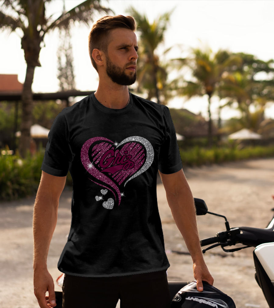 Griz Sparkling Heart T-Shirt