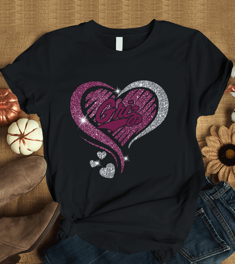 Griz Sparkling Heart T-Shirt