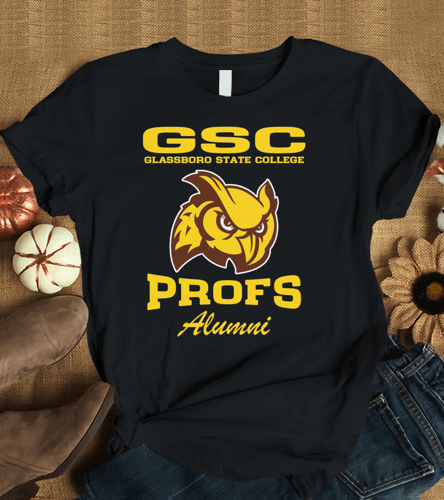 GSC Glassboro State College Profs Alumni Owl T-Shirt