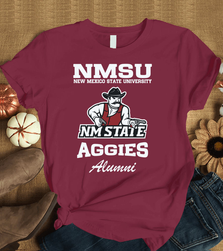 NMSU New Mexico State University NM State Aggies Alumni T-Shirt