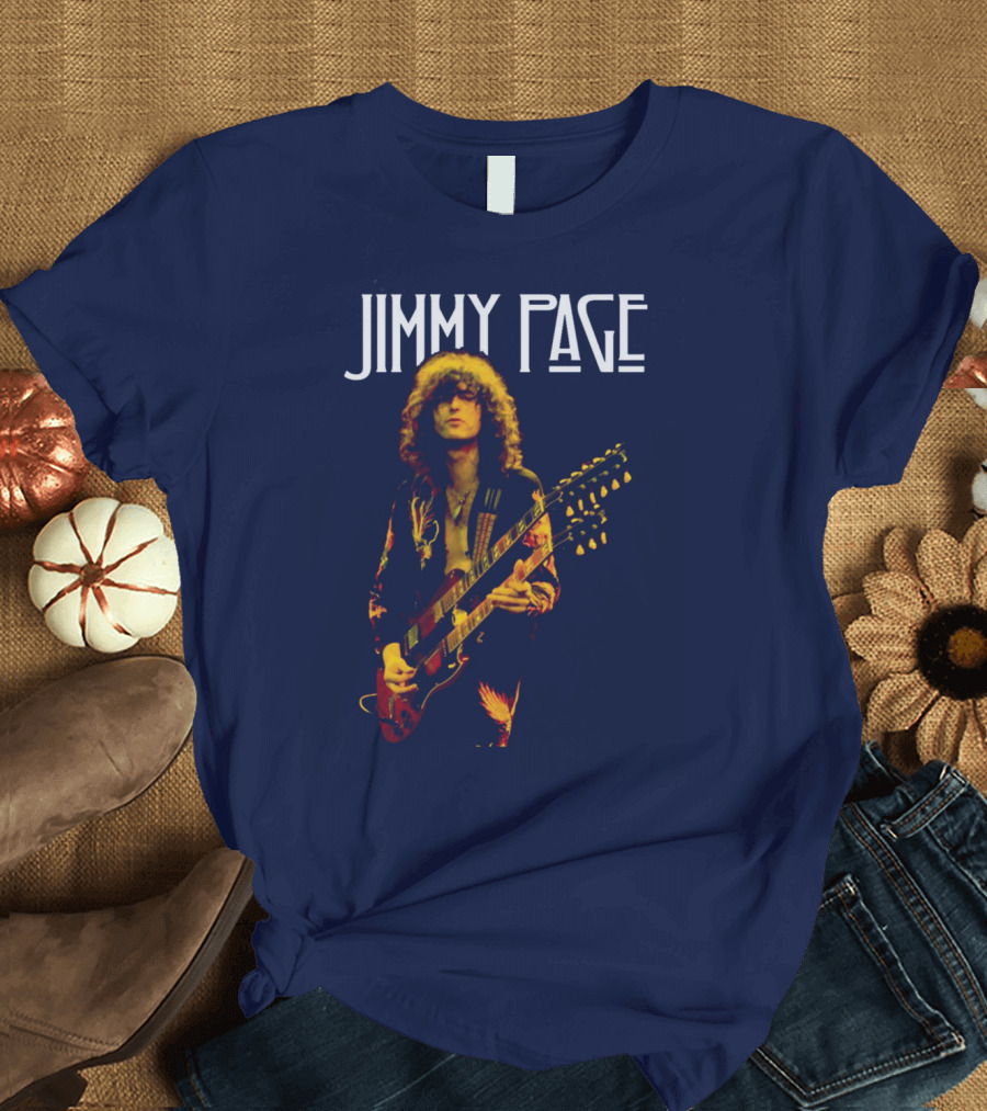 Jimmy Page Iconic Guitarist T-Shirt