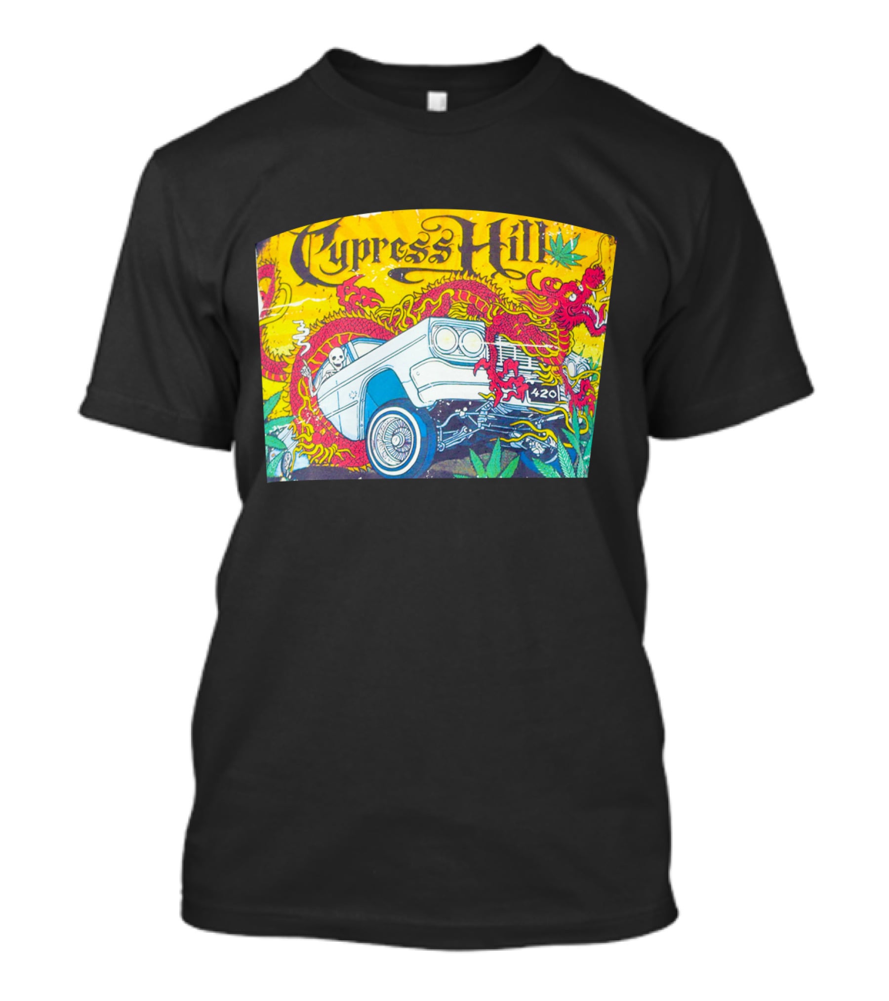 Cypress Hill Lowrider 420 Dragon Hill5 T-Shirt