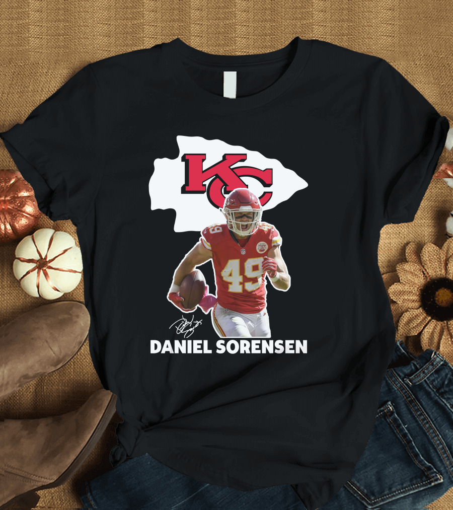 Daniel Sorensen Kansas City Chiefs 49 NFL Football Player T-Shirt