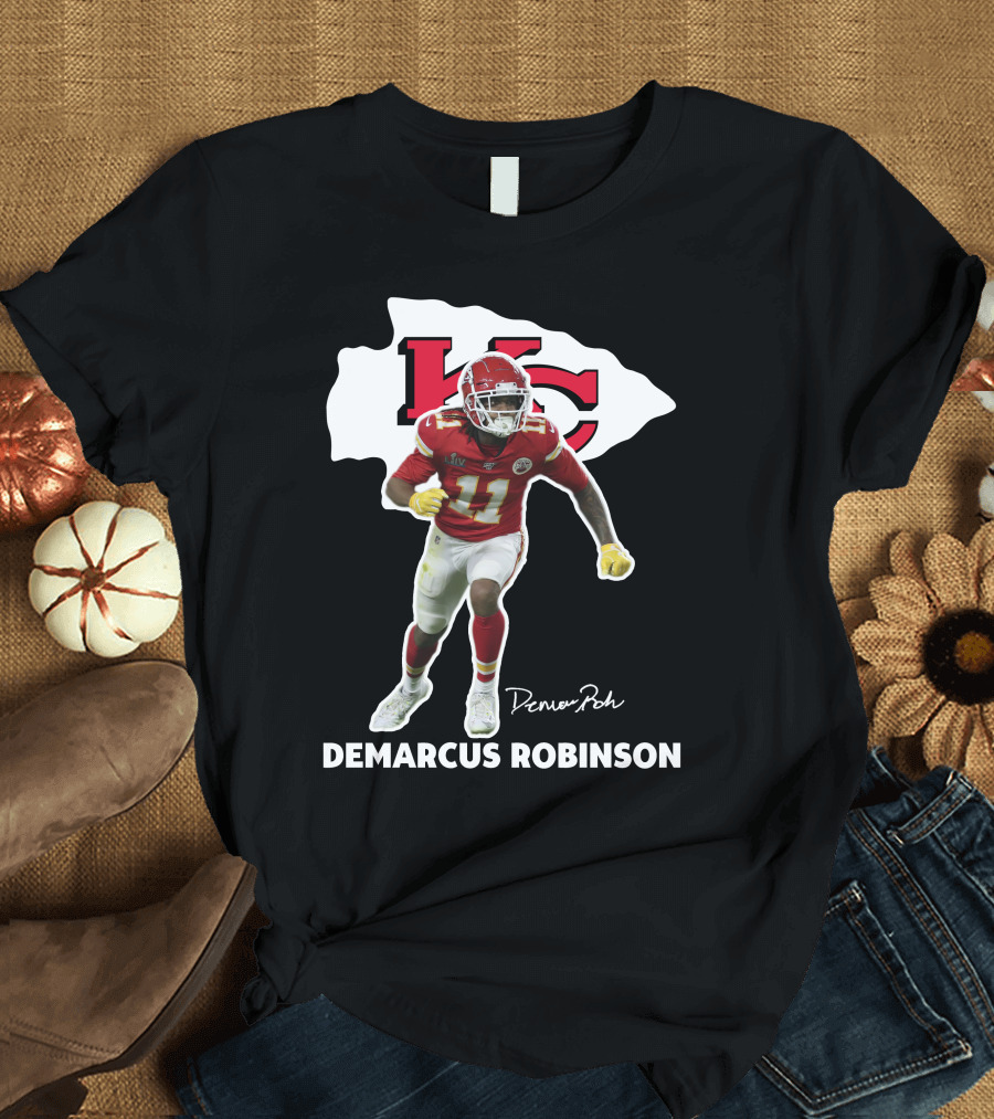 Kansas City Chiefs Demarcus Robinson NFL Player Number 11 NFLPA T-Shirt