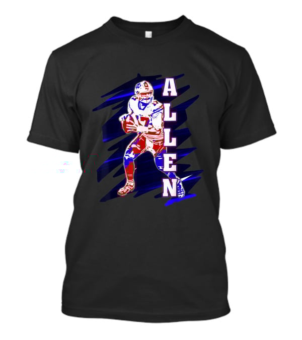 Buffalo Bills Allen Quarterback Football Nfl T-Shirt
