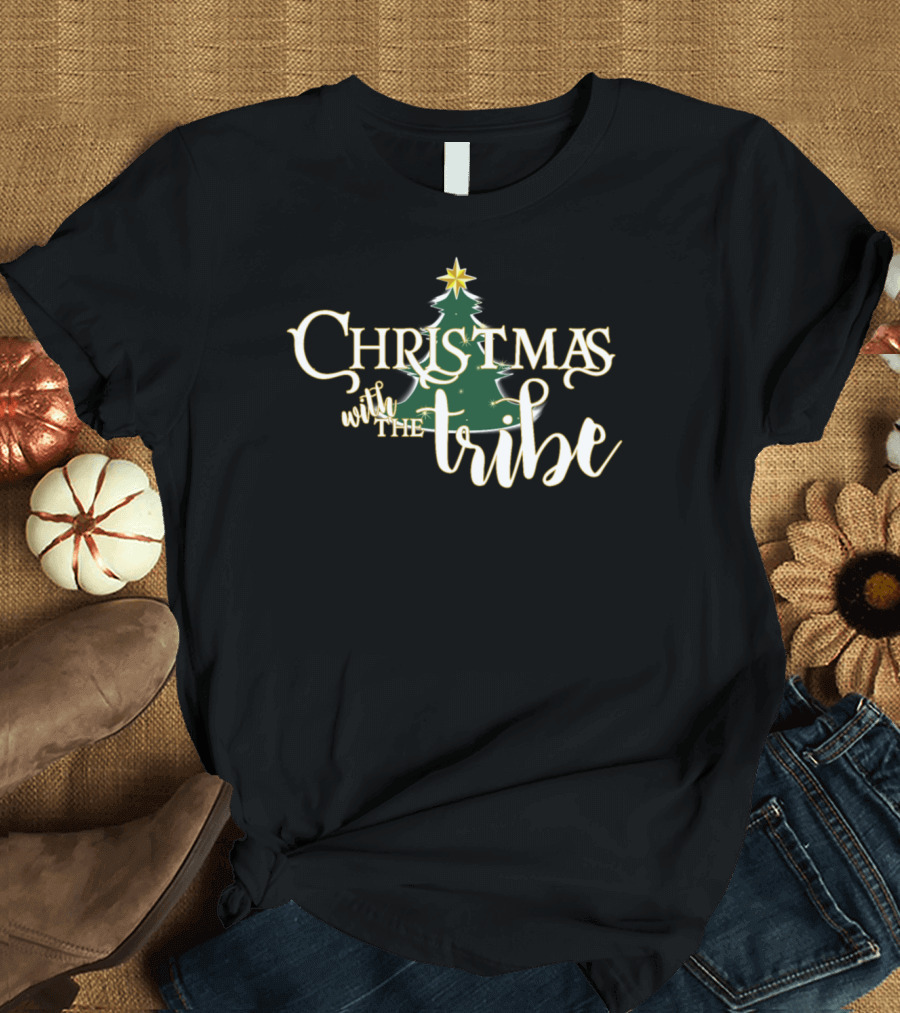 Christmas With The Tribe Tree Star T-Shirt