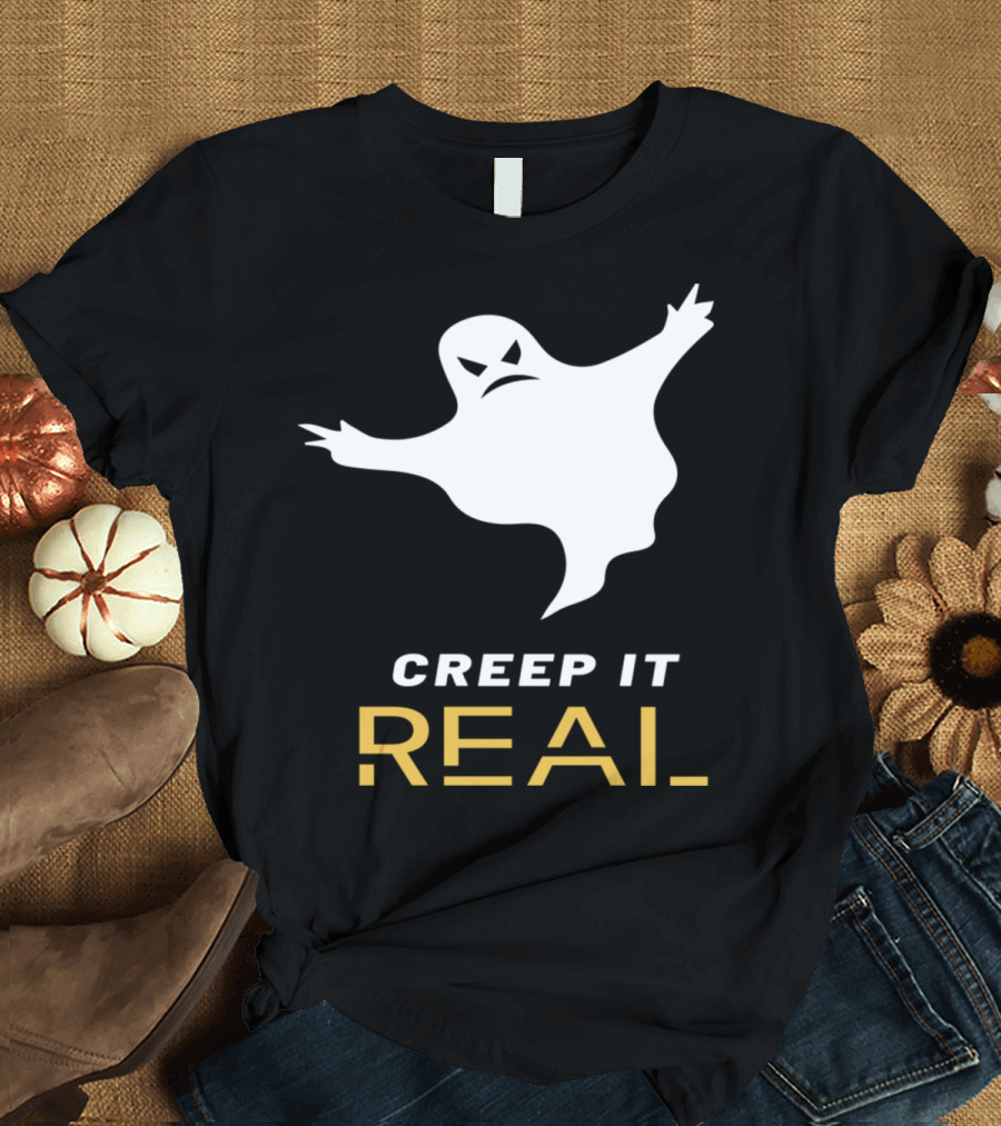 Creep It Real Ghost Halloween Spirit T-Shirt
