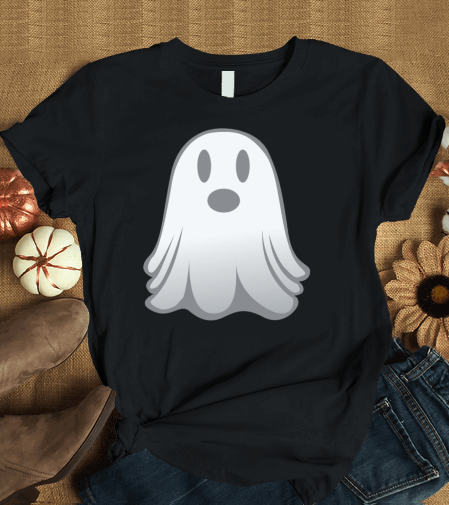 Ghost Halloween Creepy Sweet Amazed Boo Spooky T-Shirt