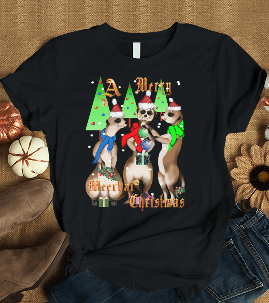 A Merry Meerkat Christmas T-Shirt