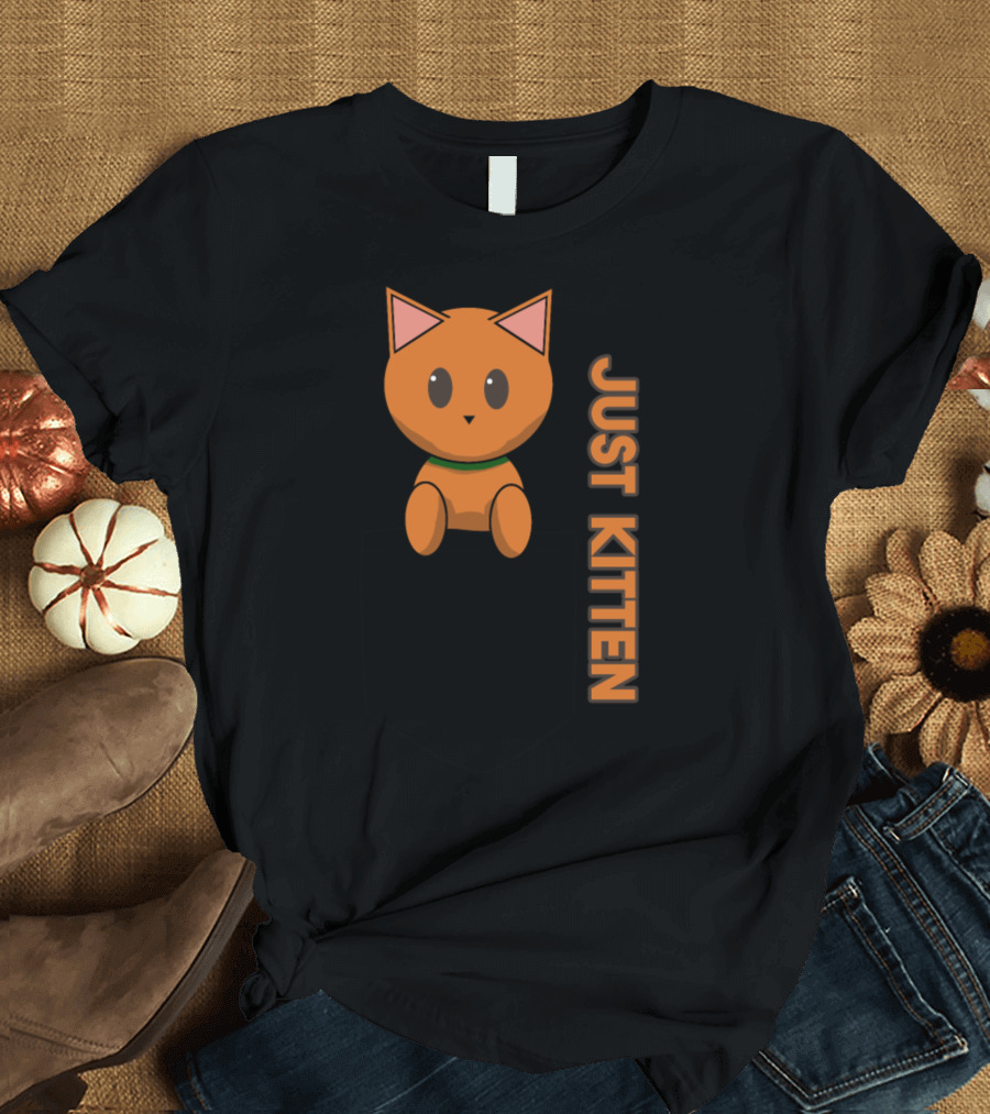 Pocket Cat Ginger Just Kitten T-Shirt