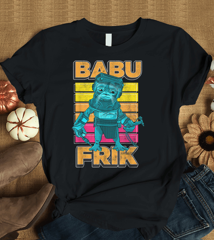 Star Wars Babu Frik Pop The Rise Of Skywalker Retro Vibes T-Shirt