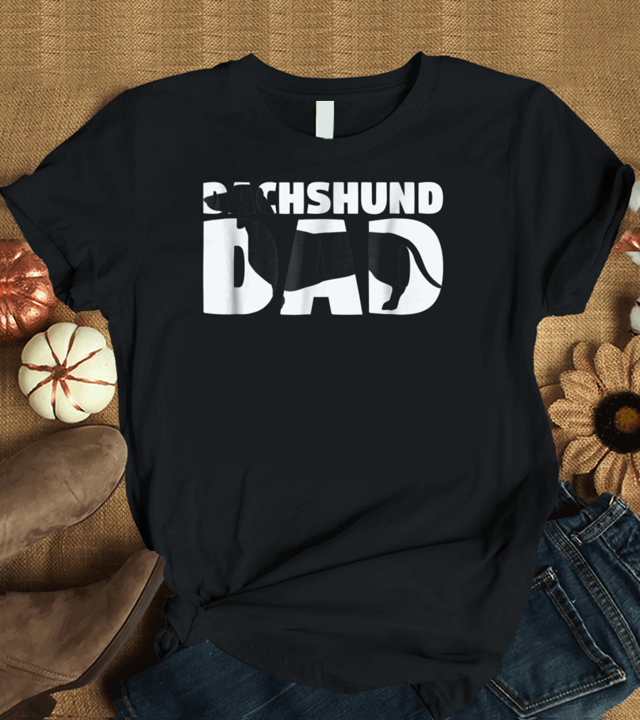 Dachshund Dad Dog Father Dachshund Dad T-Shirt