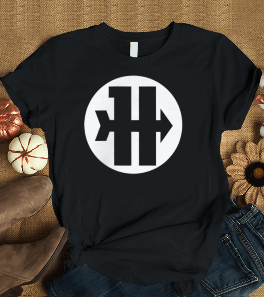 Marvel Avengers Hawkeye White Symbol Arrow Circle T-Shirt