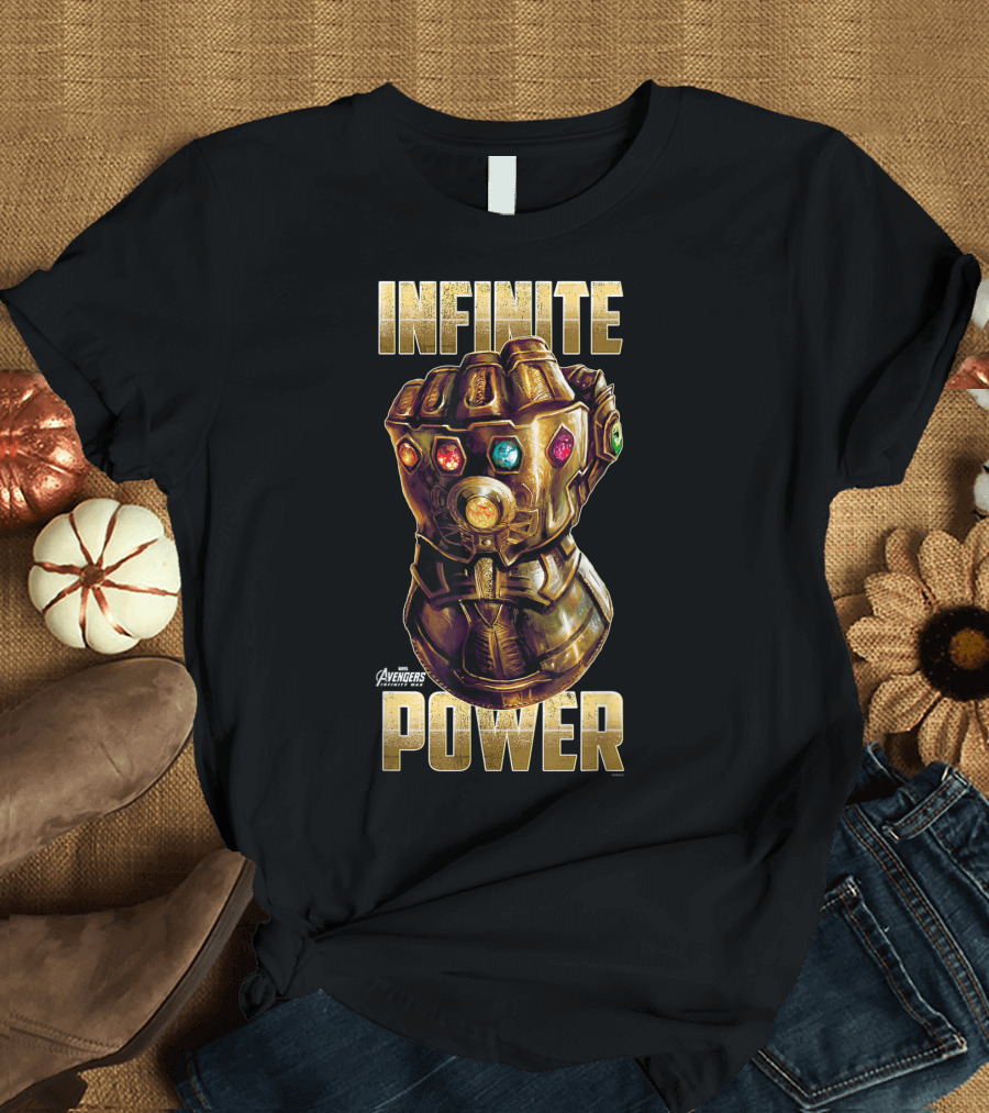 Marvel Avengers Infinity War Infinite Power Gauntlet T-Shirt