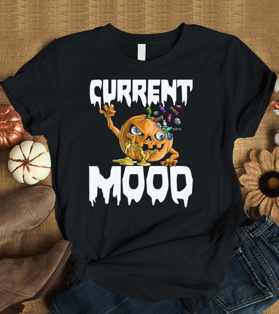 CURRENT MOOD Scary Pumpkin Candy T-Shirt
