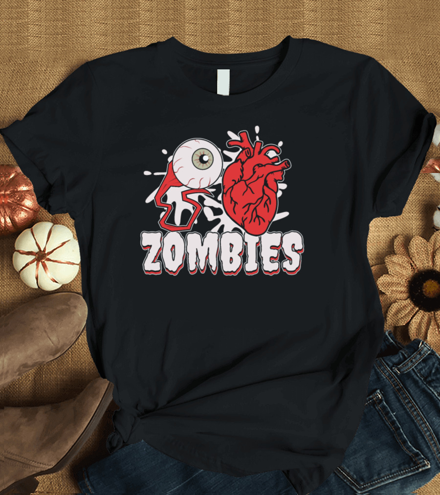 Zombies Eye and Heart T-Shirt