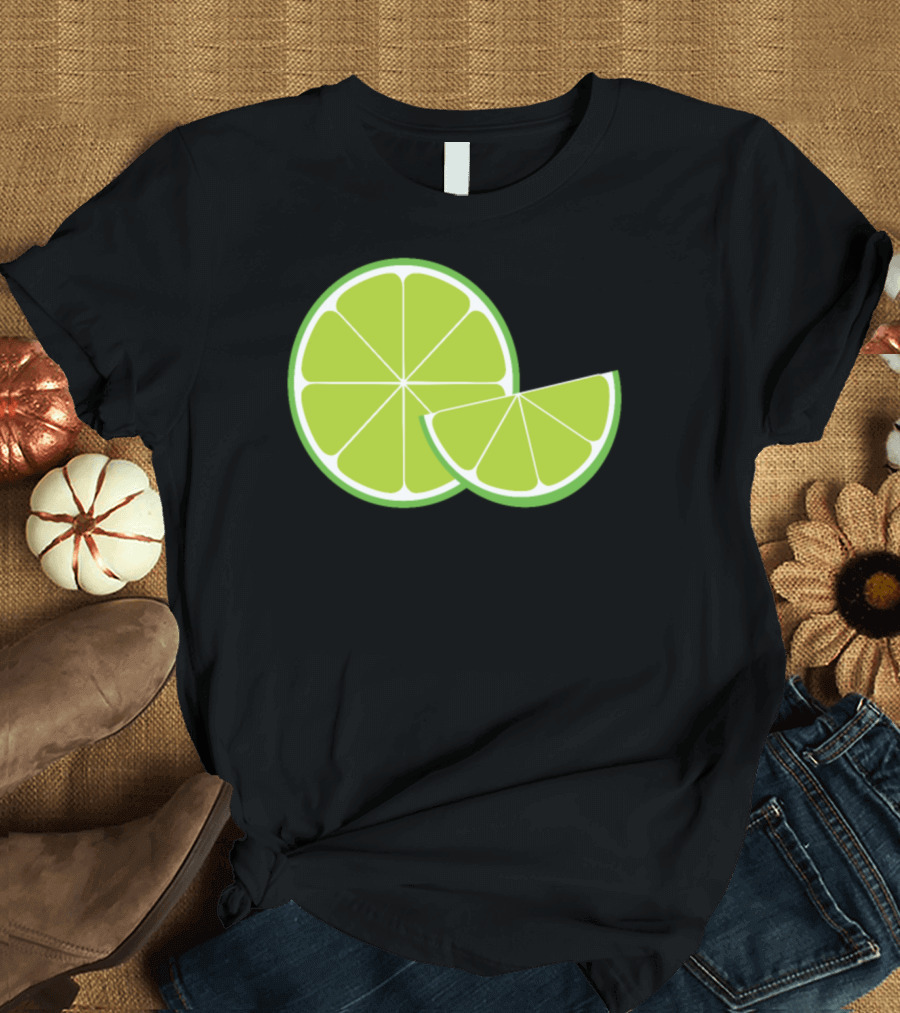 Sliced Lime Fresh Citrus Segment T-Shirt