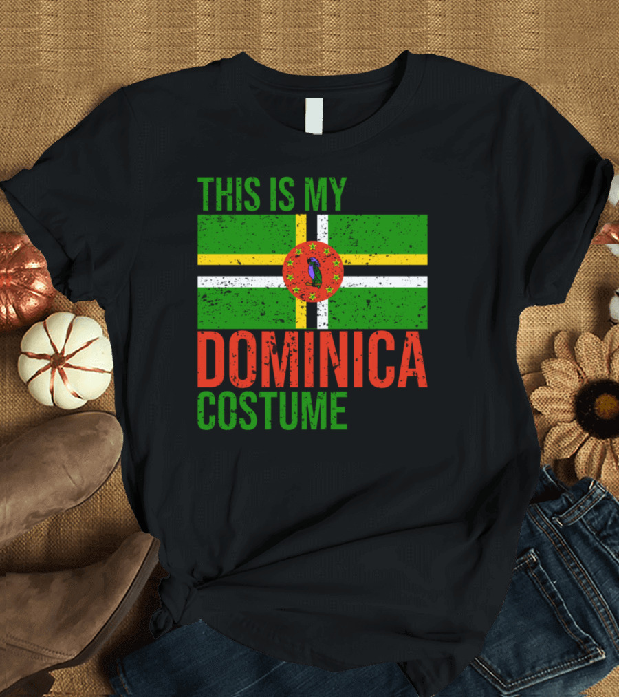 This Is My Dominica Costume Flag T-Shirt
